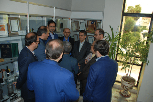بازدید معاون امور مهندسی، پژوهش و فناوری وزارت نفت از سازمان جهاد دانشگاهی صنعتی شریف
