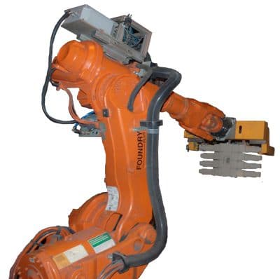 طراحی و ساخت گريپرهای ربات های ريخته گری موتور