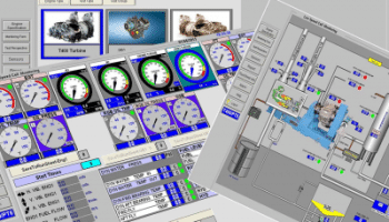 سيستم کنترل و تست موتور توربين