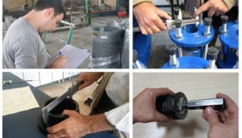 بازرسی اتصالات فولادی و پلیمری