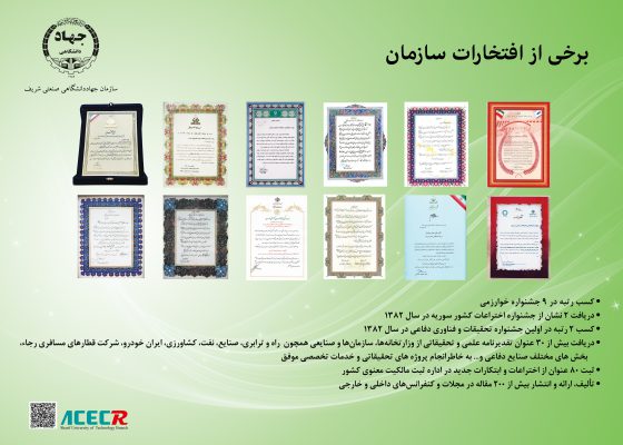 برخی از افتخارات سازمان 1 برخی از افتخارات سازمان