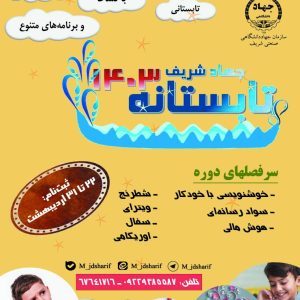 جهاددانشگاهی صنعتی شریف برگزار می‌کند: دوره‌های آموزشی تابستانه ویژه فرزندان جهاددانشگاهی مستقر در تهران