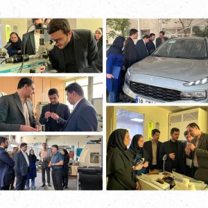 بازدید معاون صنایع پیشرفته سازمان گسترش و نوسازی صنایع ایران از سازمان جهاددانشگاهی صنعتی شریف